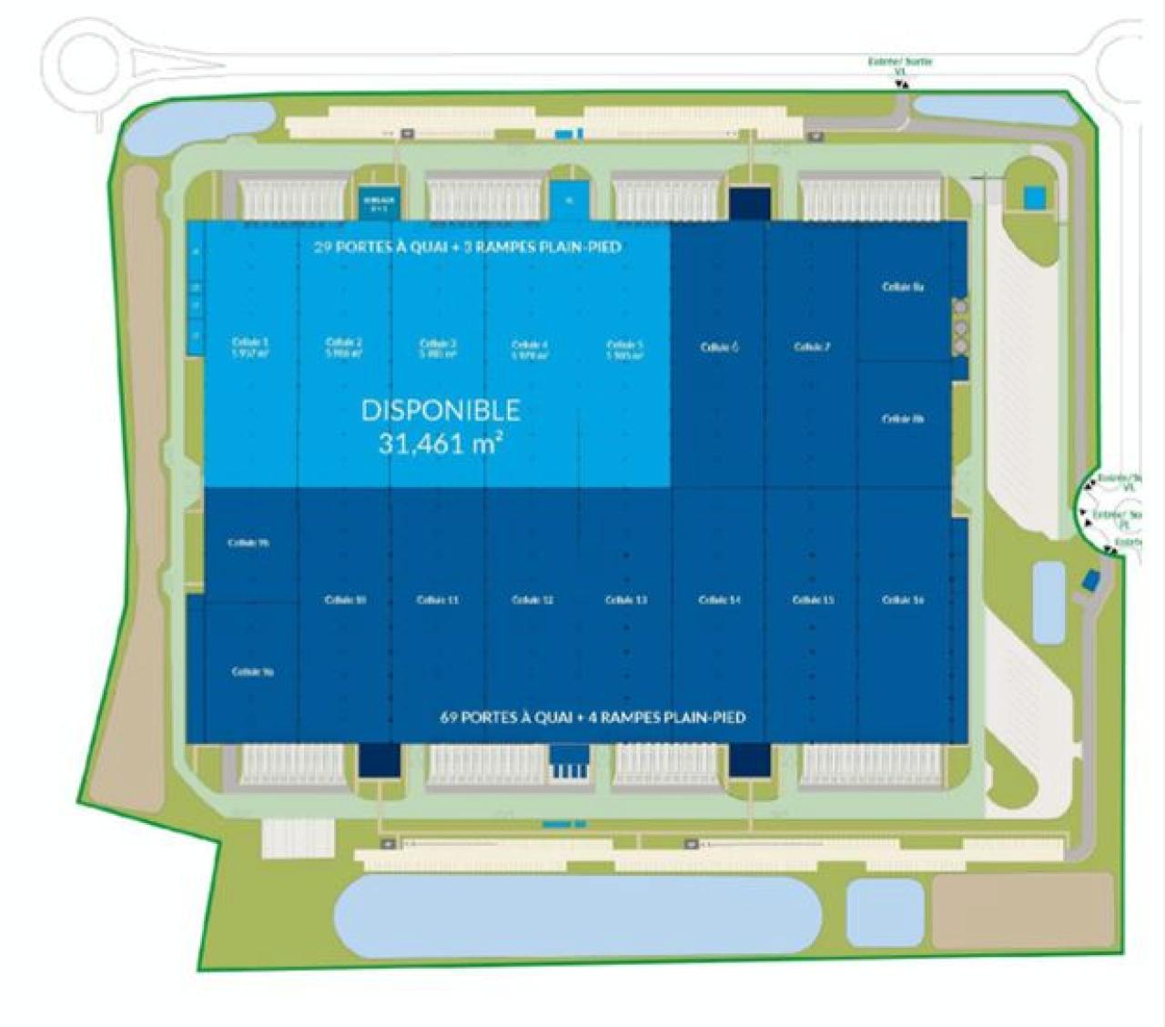 Entrepôt classe a Ablaincourt-Pressoir 18205m² Location entrepôt classe a Ablaincourt-Pressoir Somme OLLOG2106275 2
